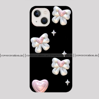 Aesthetic Block Bow Phone Case