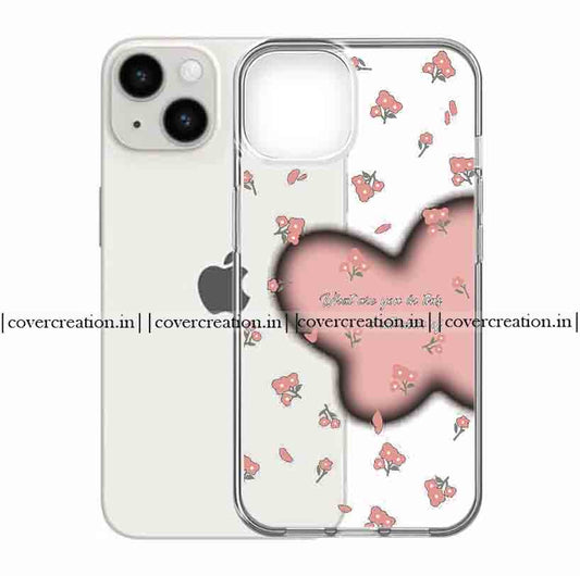 Pink Butterfly Flower Phone Case