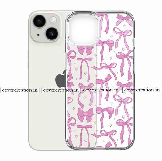 Aesthetic Pink Bow Case